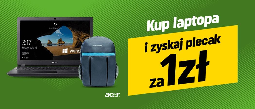 Kup promocyjny laptop i odbierz w prezencie plecak za 1 zł w promocji Neonet!