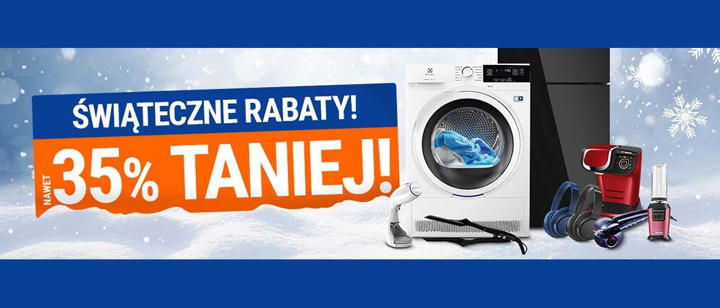 Kup promocyjny sprzęt nawet do 35% taniej w promocji "Świąteczne rabaty" w Avans!