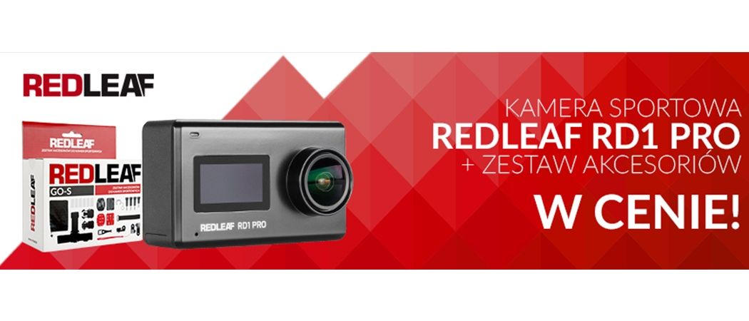 Promocja na kamery sportowe w RTV EURO AGD - kup kamerę z pakietem akcesori&oacute;w gratis!