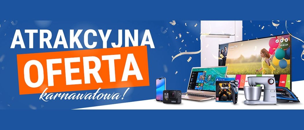 Promocja "Atrakcyjna oferta karnawałowa" w Avans - kup promocyjny sprzęt z dodatkowym rabatem!
