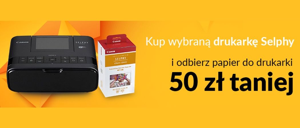 Kup wybraną drukarkę CANON i zyskaj w prezencie rabat na papier fotograficzny w promocji RTV EURO AGD!