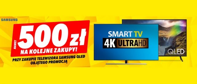 Promocja na telewizory SAMSUNG w Media Expert