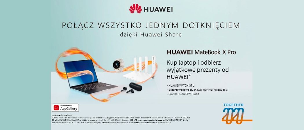 Promocja HUAWEI w Media Expert - kup wybrany laptop i odbierz wyjątkowe prezenty!