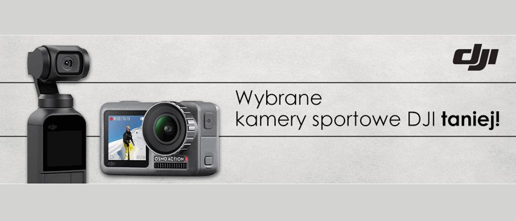 Promocja DJI w RTV EURO AGD - kup jeszcze taniej promocyjną kamerę sportową!