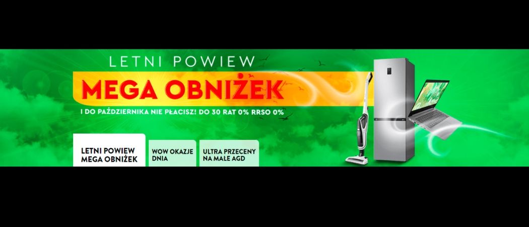 Promocja LETNI POWIEW MEGA OBNIŻEK w Ole Ole - kup jeszcze taniej wybrane RTV!