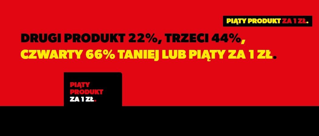 Kup wybrane sprzęty i zyskaj rabat na jeden z nich lub piąty sprzęt za 1 zł w promocji "Black friday" w RTV EURO AGD!