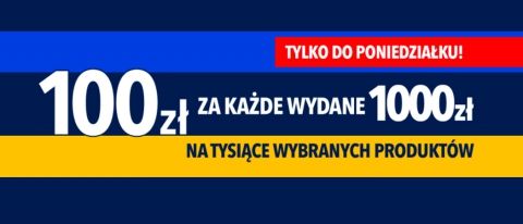 Promocja 50 ZŁ ZA 500 ZŁ w RTV EURO AGD