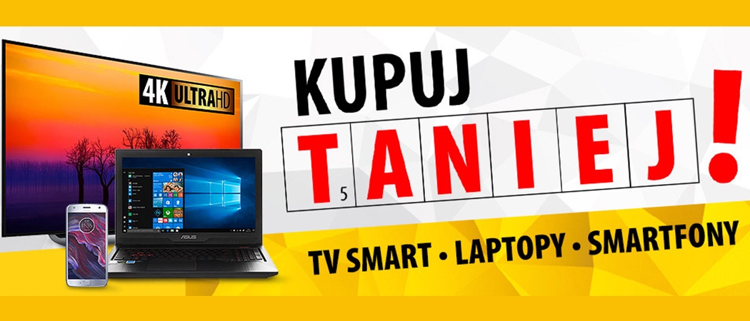 Promocja w Media Expert - kup telewizor, laptop lub smartfon z dodatkowym rabatem!