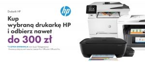 Promocja na drukarki HP