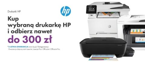 Promocja na drukarki HP