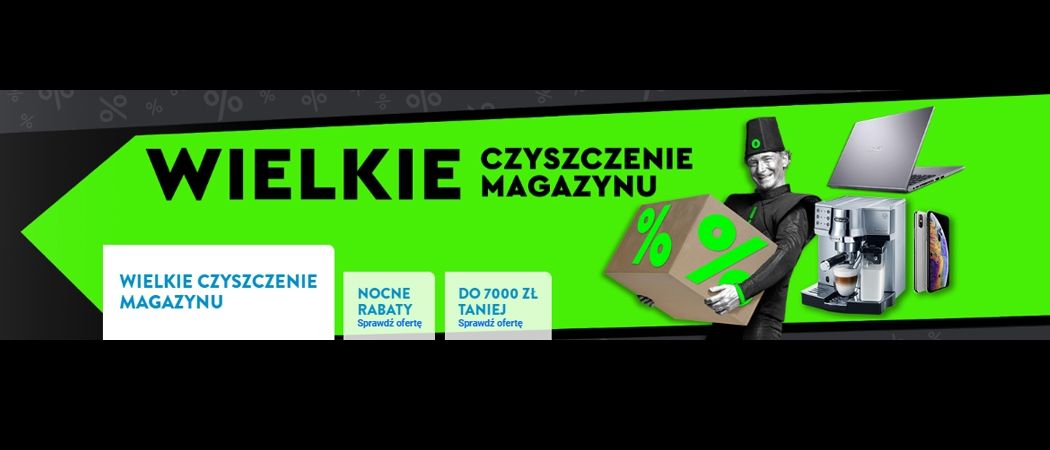 Promocja WIELKIE CZYSZCZENIE MAGAZYN&Oacute;W w Ole Ole - kup jeszcze taniej wybrane RTV!