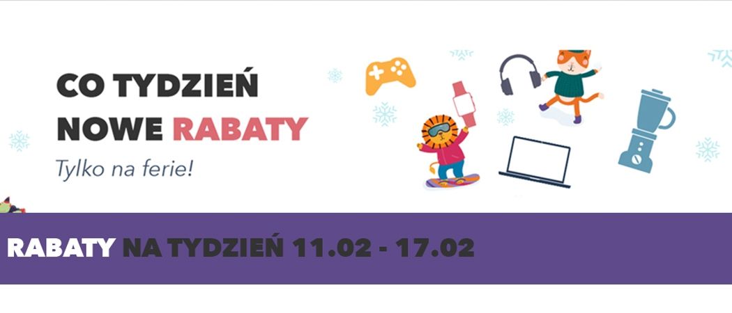 Promocja "Rabaty na ferie" w RTV EURO AGD - kup promocyjny sprzęt z dodatkową zniżką!