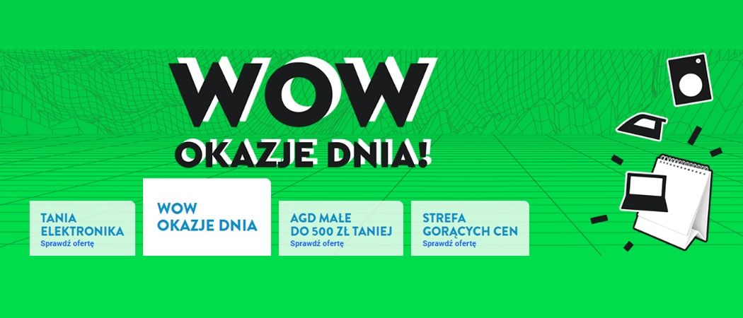 Promocja WOW! OKAZJE DNIA! w Ole Ole - kup jeszcze taniej wybrane RTV!