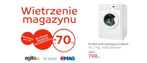 Promocja na RTV w eMAG