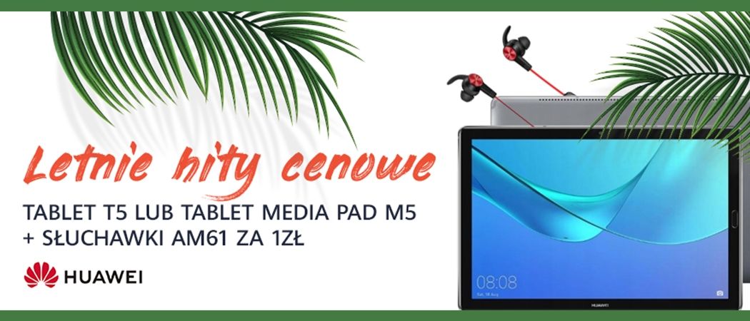 Kup wybrany tablet HUAWEI i zyskaj słuchawki za 1 zł w promocji Neonet!