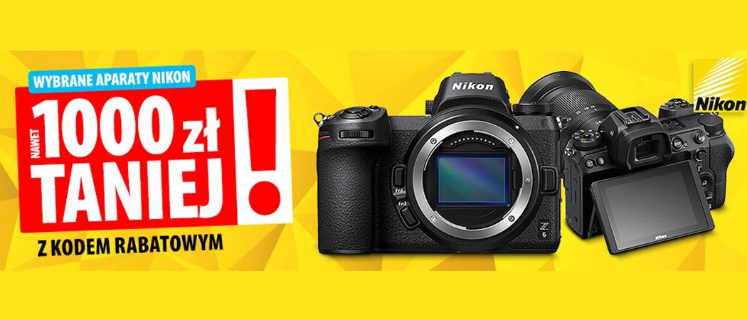 Wybrane aparaty Nikon nawet 1000 zł taniej w promocji sklep&oacute;w Media Expert!