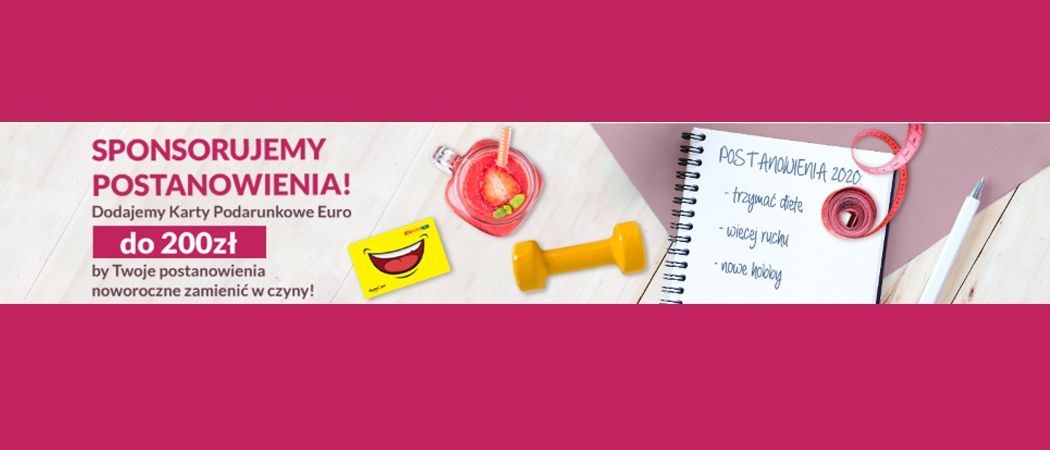 Promocja "Sponsorujemy postanowienia" w RTV EURO AGD - kup promocyjny sprzęt i zyskaj do 200 zł na karcie podarunkowej!