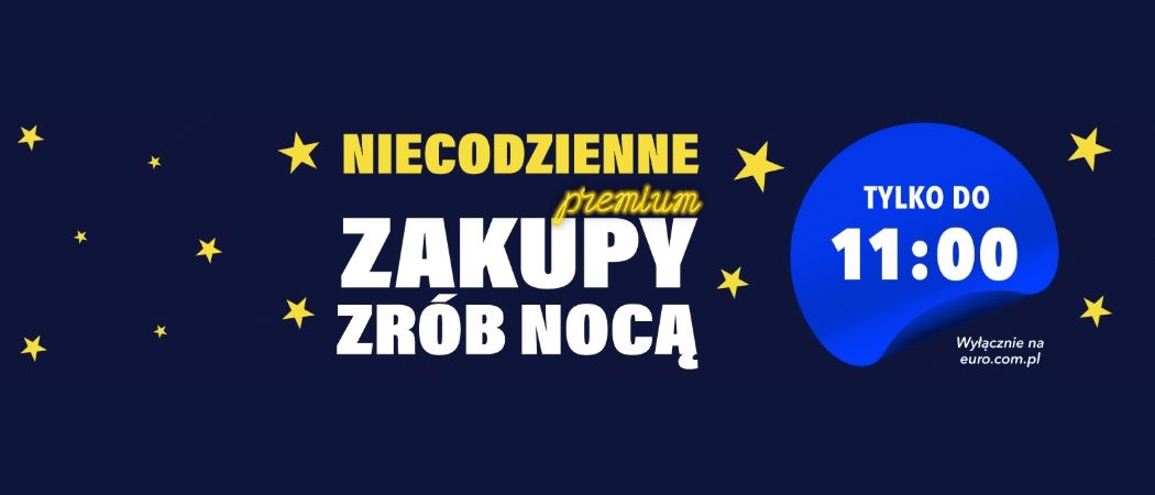 Promocja NOCNA PROMOCJA w RTV EURO AGD - kup jeszcze taniej wybrane RTV!