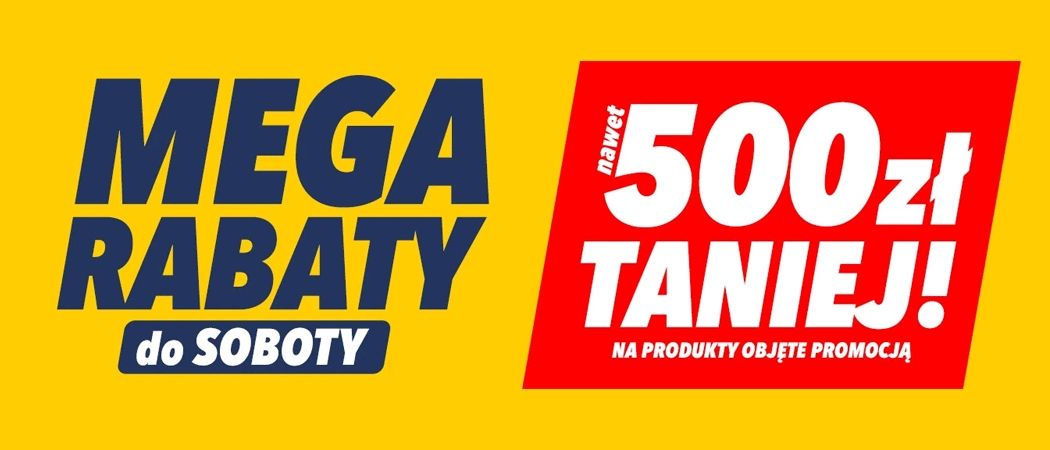 Promocja MEGA RABATY w Media Expert - kup wybrane RTV taniej z kodem rabatowym!