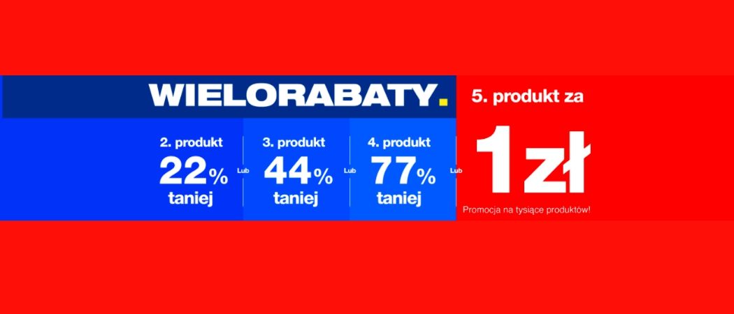 Promocja WIELORABATY w RTV EURO AGD - kup wybrane RTV i odbierz rabat na jeden ze sprzęt&oacute;w!