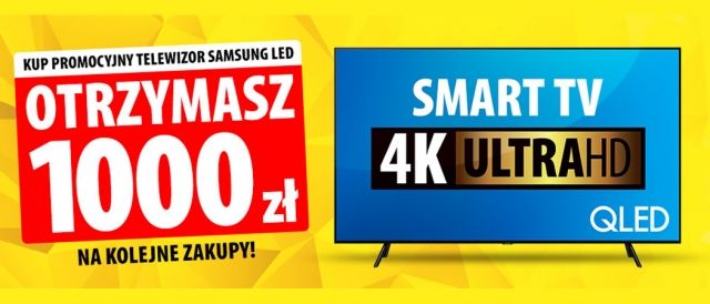 Promocja na telewizory SAMSUNG w Media Expert