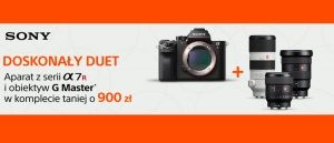 Promocja na aparaty i obiektywy SONY w RTV EURO AGD