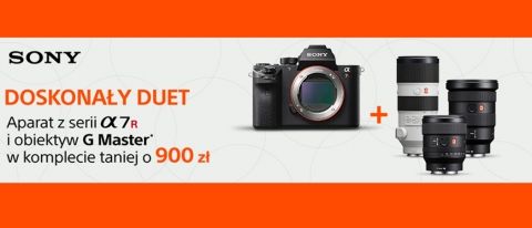 Promocja na aparaty i obiektywy SONY w RTV EURO AGD