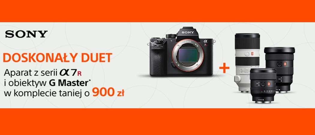 Promocja SONY w RTV EURO AGD - kup wybrany aparat i obiektyw w zestawie nawet do 900 zł taniej!