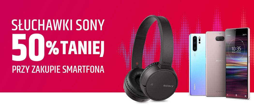 Promocja w Neo24 - kup wybrany smartfon i odbierz 50% rabatu na słuchawki SONY!