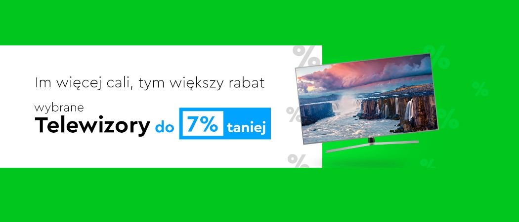 Do 7% zniżki na wybrane telewizory w promocji Ole Ole!