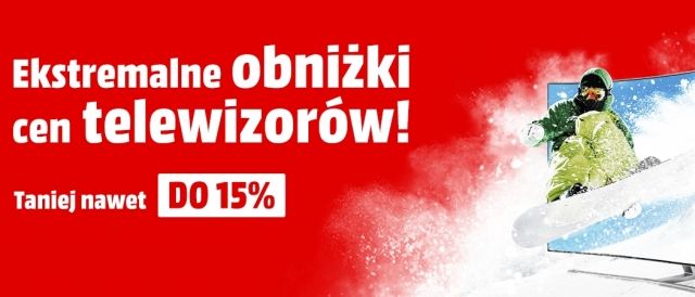 Promocja na telewizory w Media Markt!