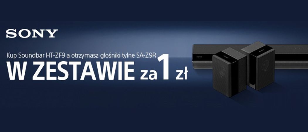 Promocja SONY w RTV EURO AGD - kup promocyjny soundbar i odbierz głośniki za 1 zł!