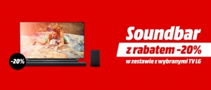Rabaty na soundbar z telewizorem w Media Markt!