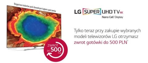 Promocja na telewizory LG