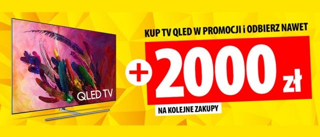 Promocja na telewizory SAMSUNG QLED w Media Expert