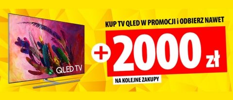 Promocja na telewizory SAMSUNG QLED w Media Expert
