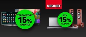 Promocja na telewizory i RTV w Neonet