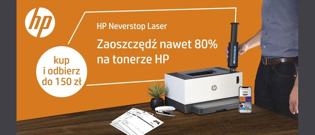 Promocja Cashback na drukarki HP - kup drukarkę HP i odbierz zwrot pieniędzy!