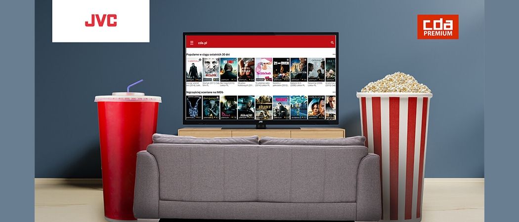 Kup promocyjny telewizor JVC i odbierz CDA Premium w prezencie na okres nawet do 6 miesięcy!