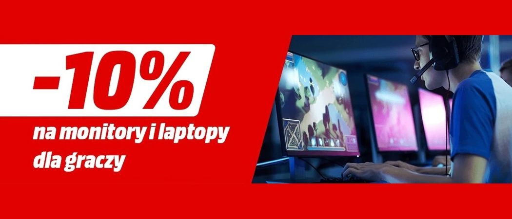 Promocja Media Markt na monitory i laptopy - kup jeszcze taniej wybrany monitor lub laptop dla graczy!
