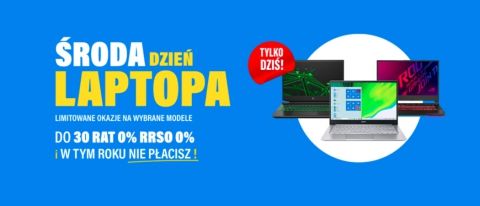 Promocja ŚRODA DZIEŃ LAPTOPA w RTV EURO AGD