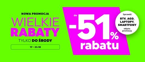 Promocja "Wielkie rabaty" w NEONET