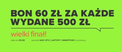 Promocja BON 60 ZŁ ZA 500 ZŁ w NEONET