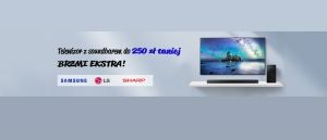 Promocja na telewizory z tańszym soundbarem w RTV EURO AGD
