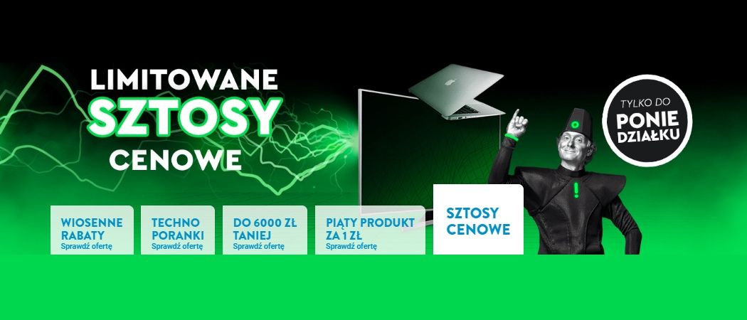Promocja LIMITOWANE SZTOSY CENOWE w Ole Ole - kup jeszcze taniej wybrane RTV!