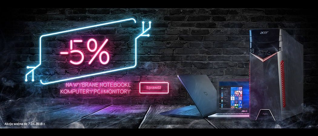 Promocja w Redcoon - kup promocyjny komputer, monitor lub laptop 5% taniej!