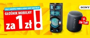 Promocja na zestaw power audio SONY w Media Expert