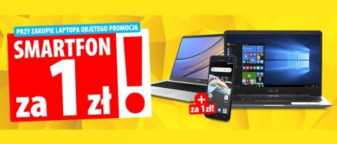 Promocja na laptopy ze smartfonem w Media Expert