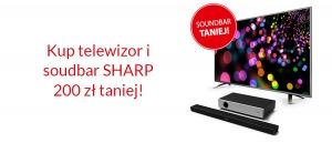 Promocja na soundbary SHARP w Media Expert