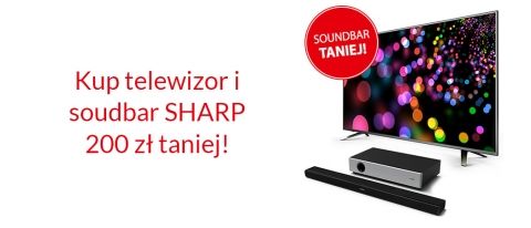 Promocja na soundbary SHARP w Media Expert